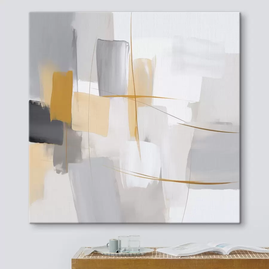 Obraz Abstrakcja imitująca malarstwo s48272