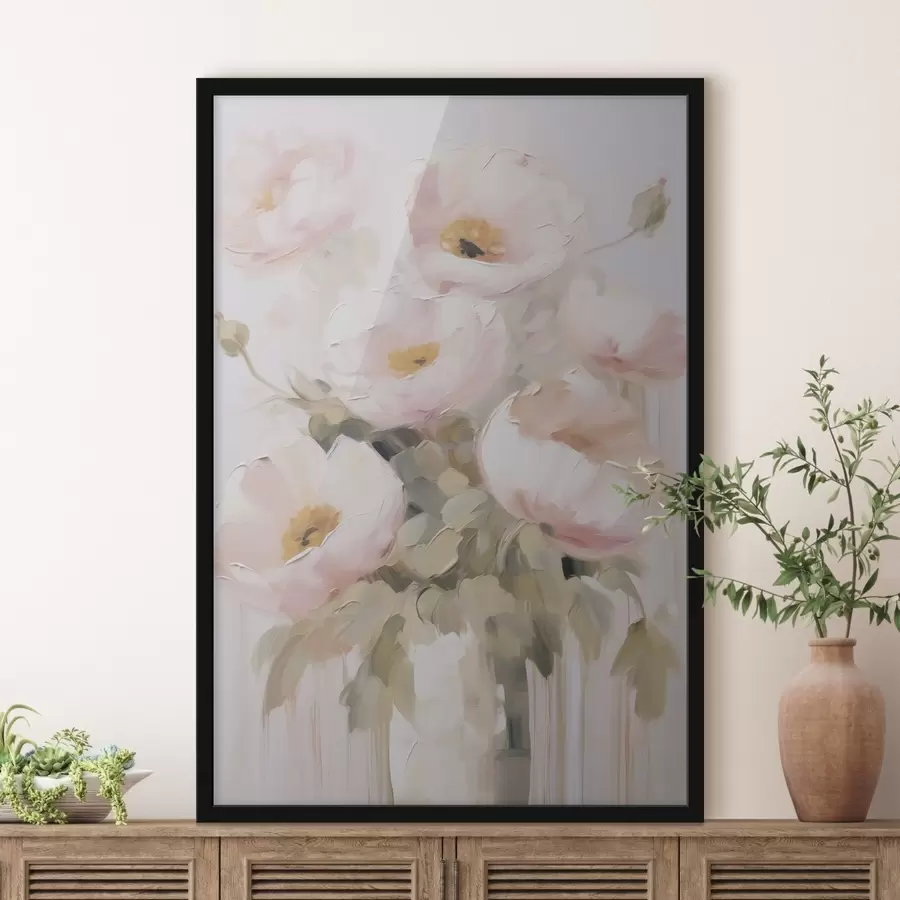 Fototapeta Abstrakcyjne kwiaty w wazonie f48264