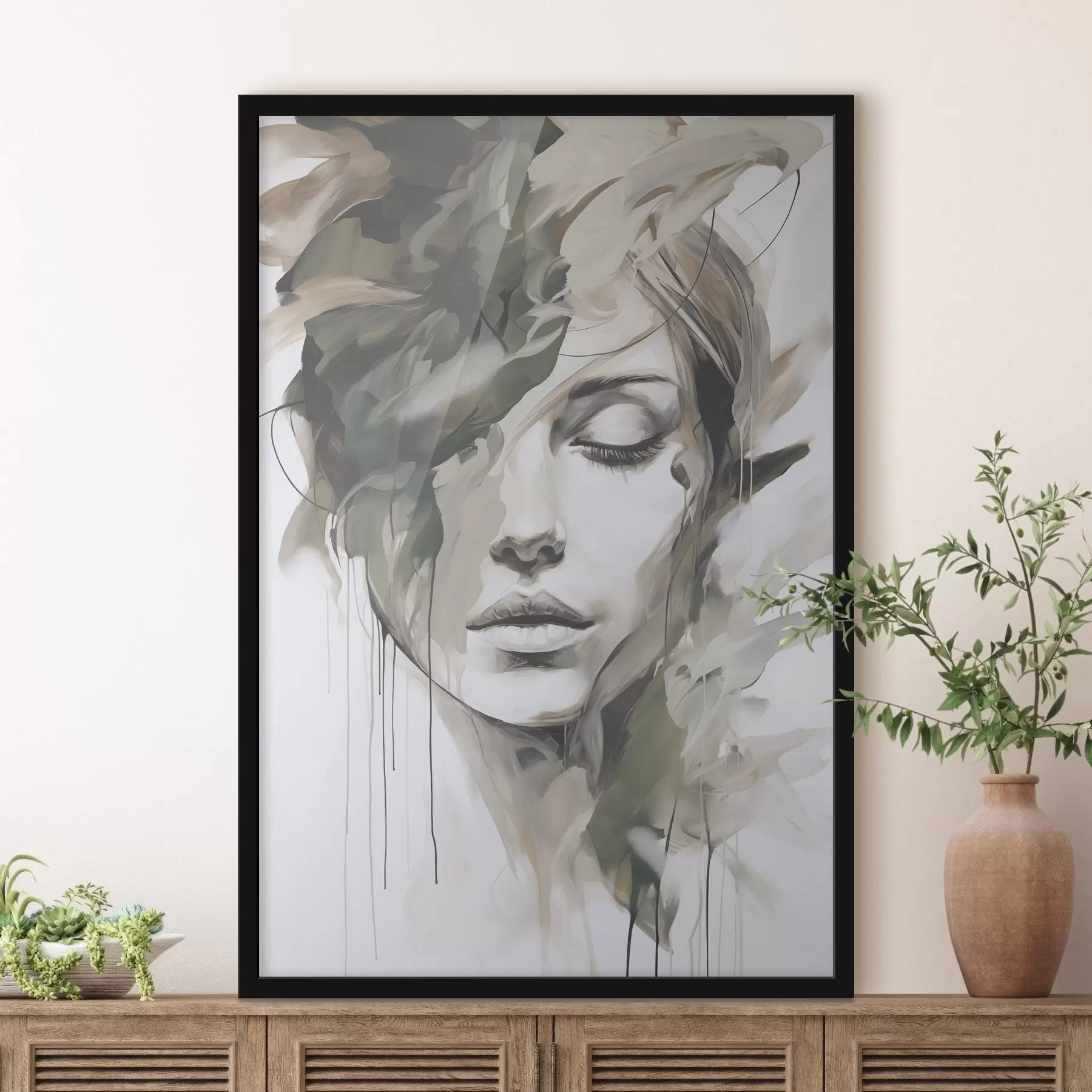 Fototapeta Abstrakcyjny portret f48269