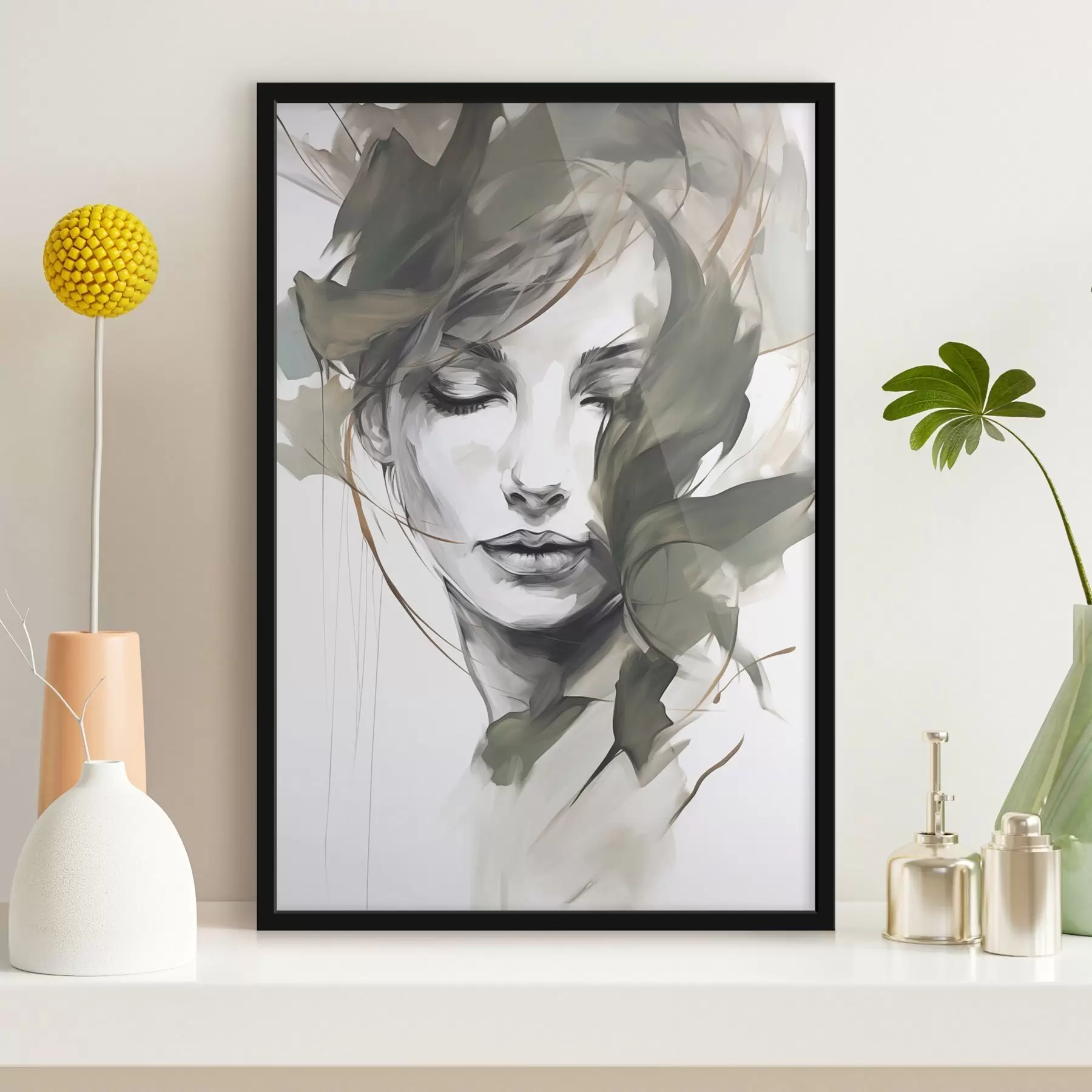 Fototapeta Abstrakcyjny portret kobiety f48270