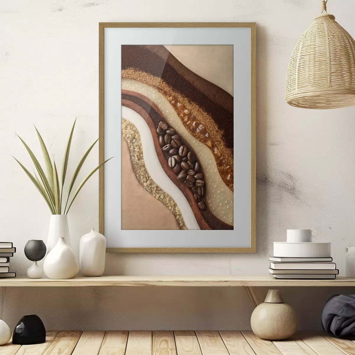 Plakat warstwy kawy f47960