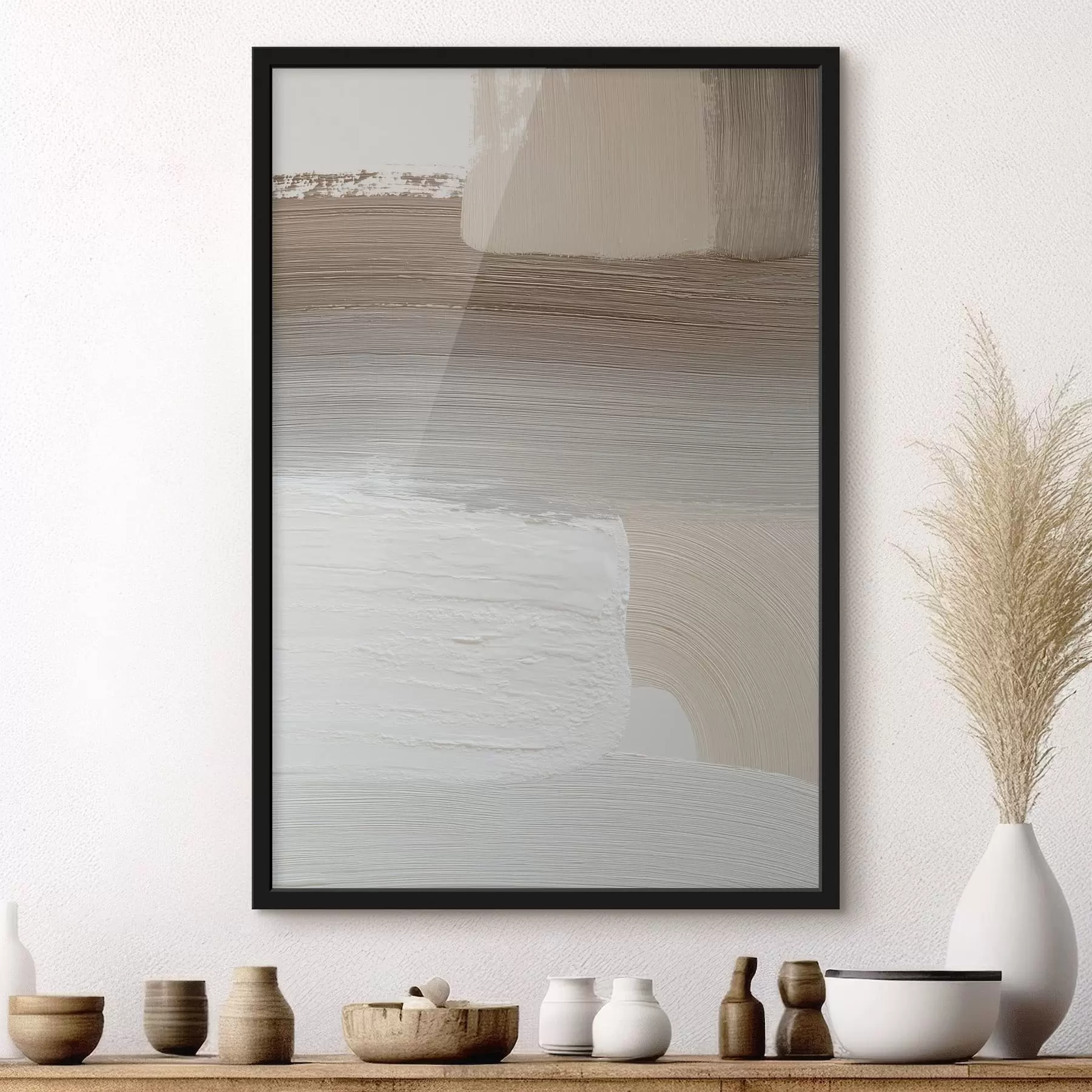 Fototapeta szerokie, abstrakcyjne pociągnięcia pędzla f48295