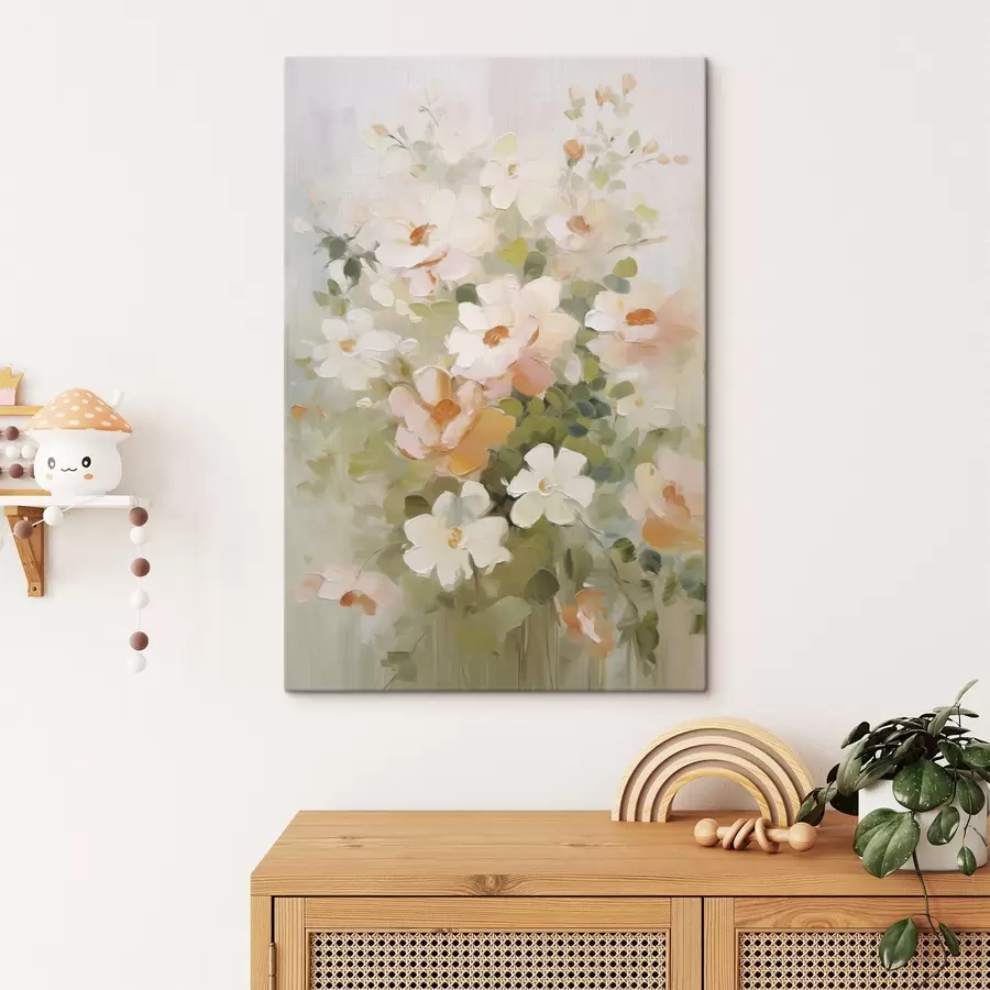 Obraz Obraz imitujący kwiaty s48322