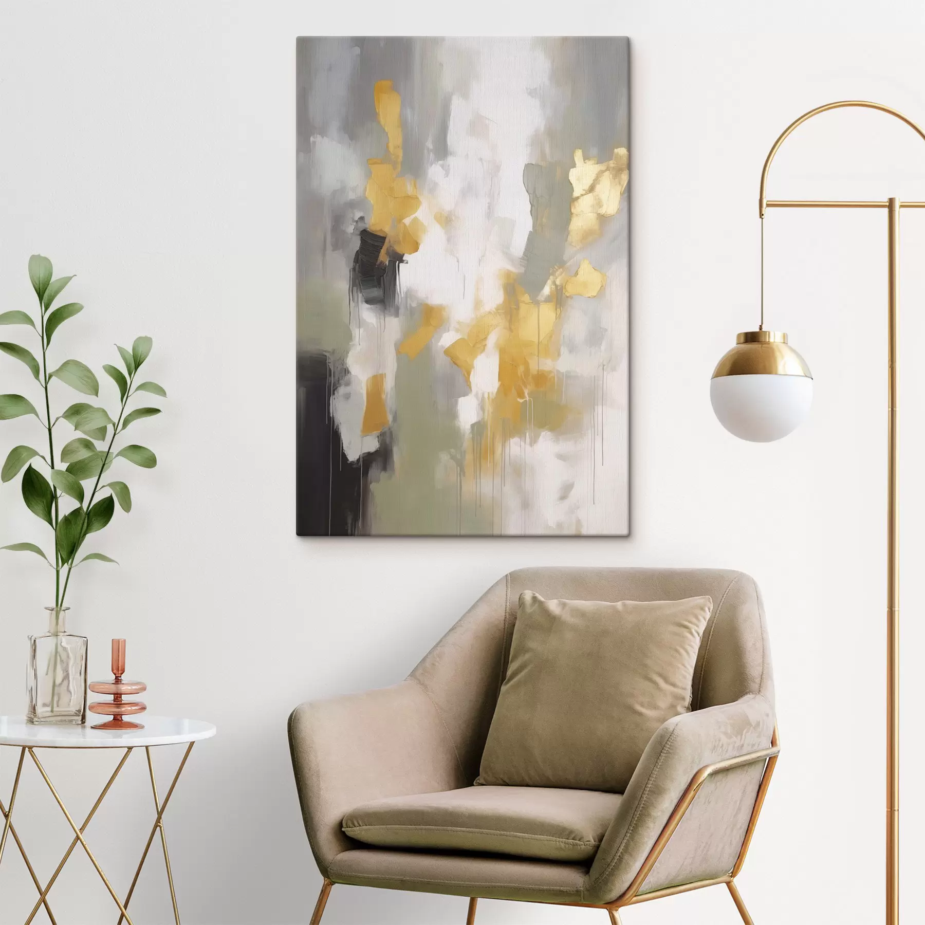 Obraz Nowoczesna sztuka abstrakcyjna naśladująca malarstwo s48325