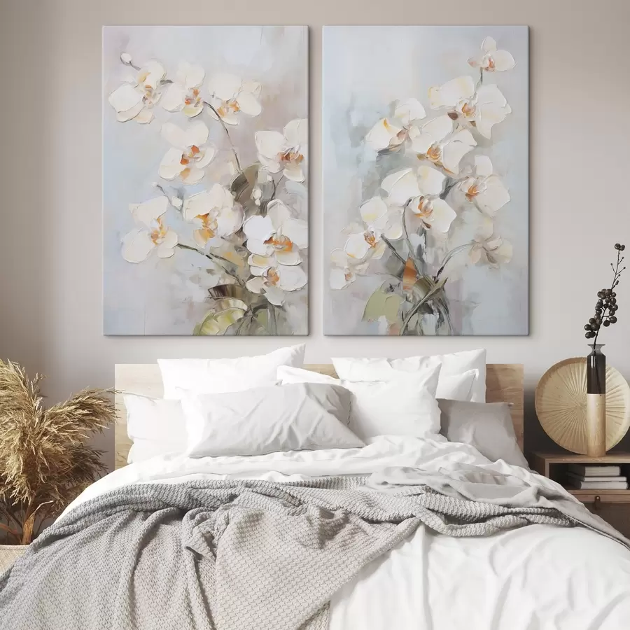 Obraz Obraz imitujący orchidee m30187