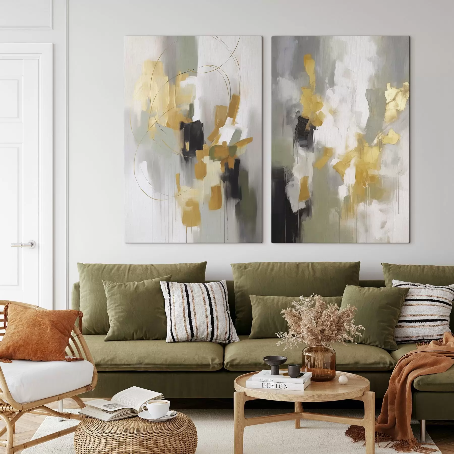 Obraz Abstrakcja imitująca malarstwo m30189