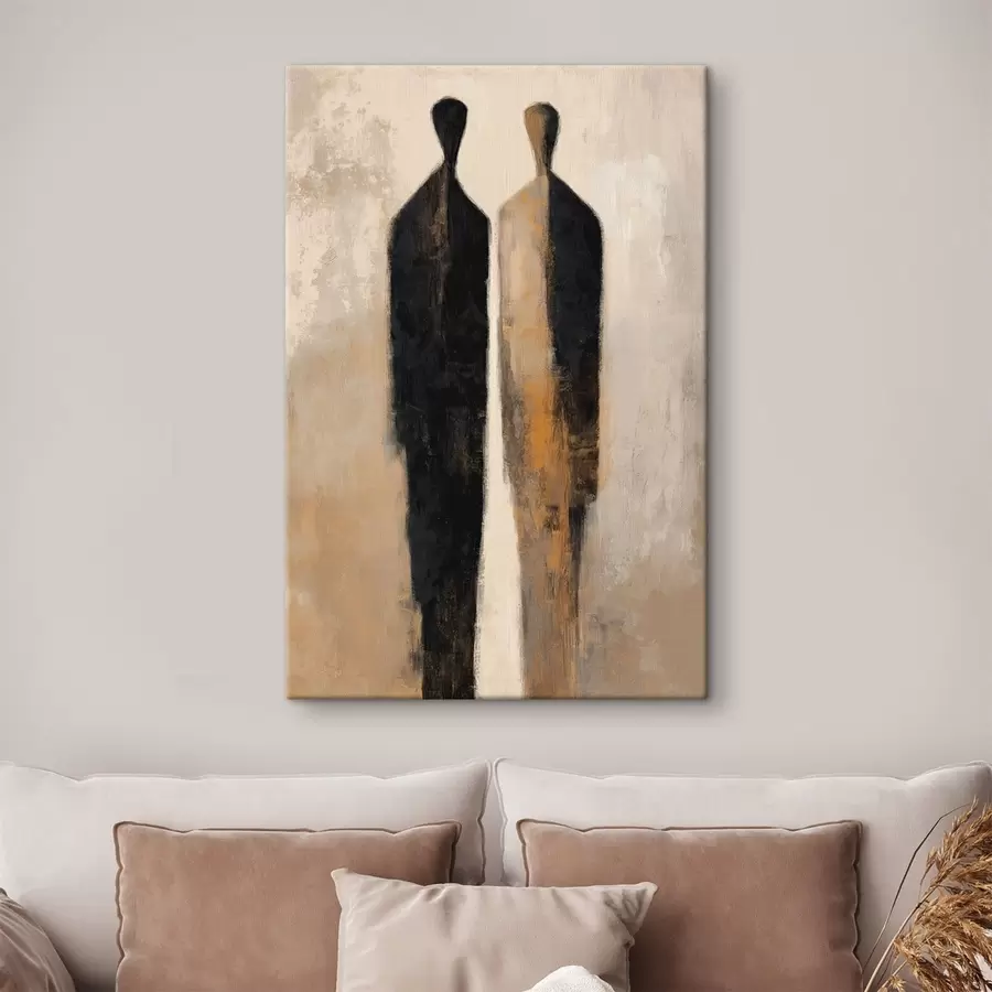 Obraz Abstrakcyjne sylwetki s48369