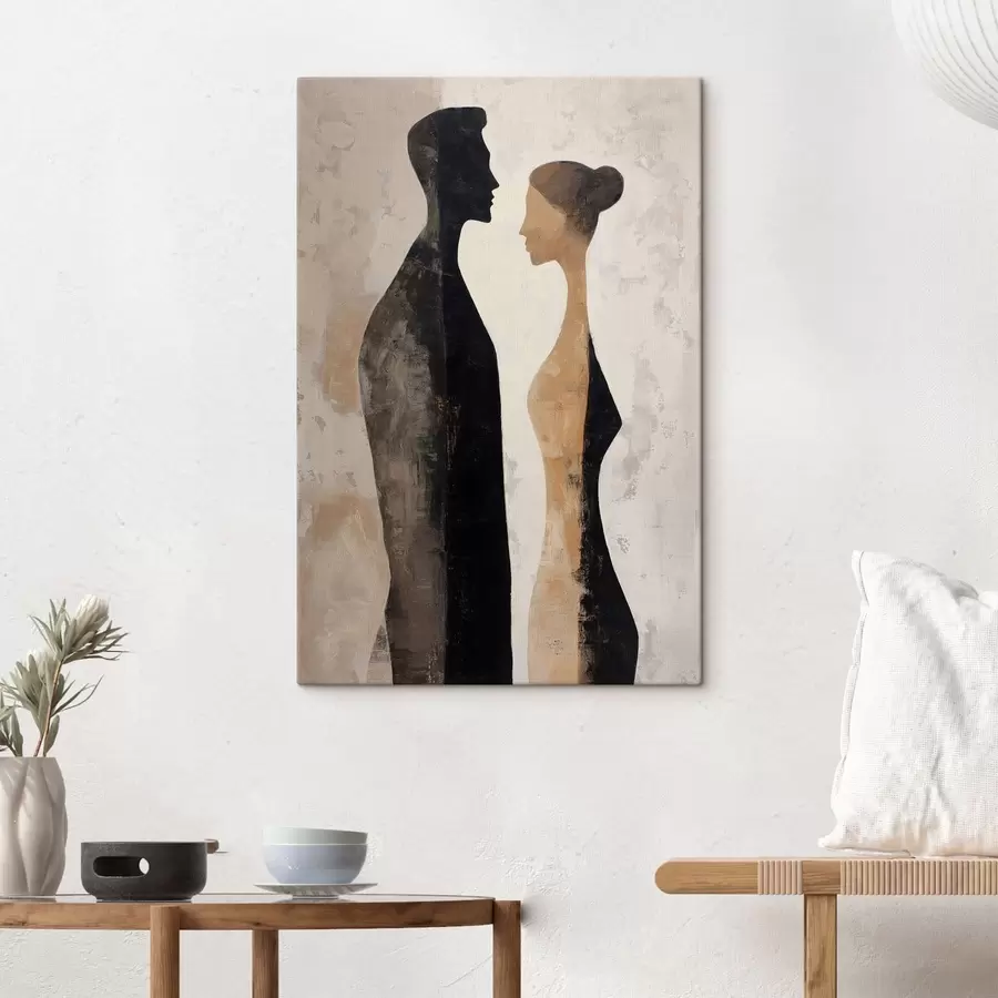 Obraz Abstrakcyjne sylwetki s48370