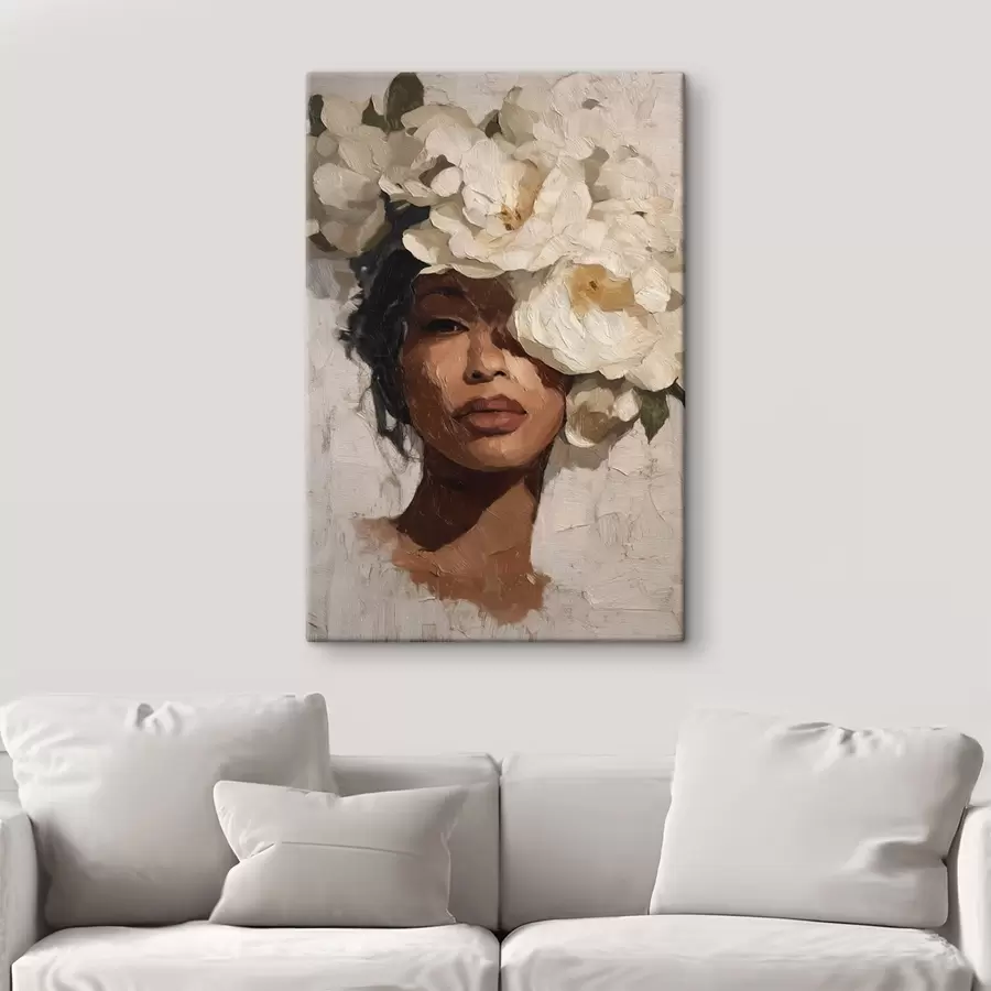 Obraz Dziewczyna z kwiatami s48377