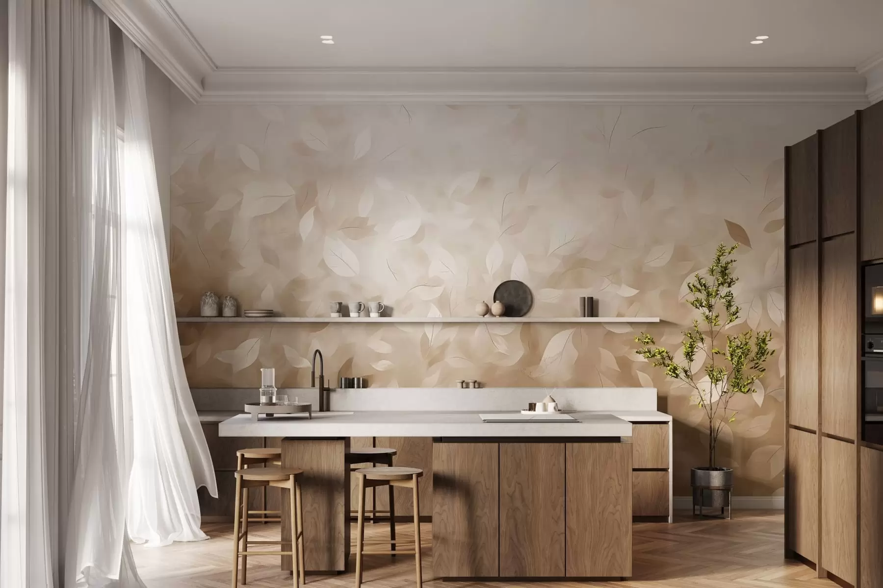 Fototapeta Szept liści w05277