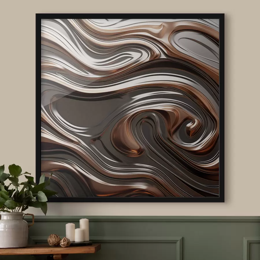 Fototapeta Sztuka abstrakcyjna z wirującymi wzorami f48399