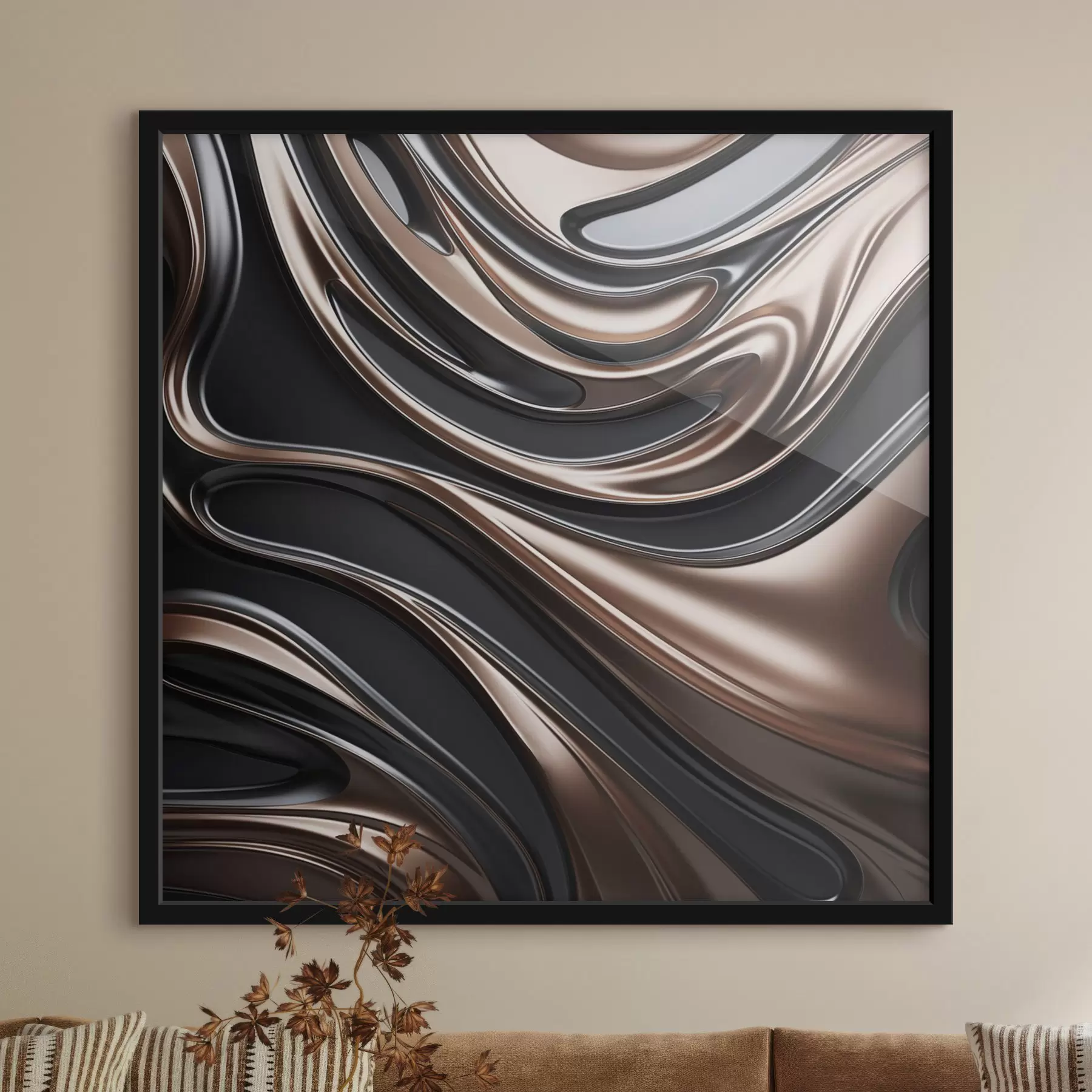 Fototapeta Sztuka abstrakcyjna z wirującymi wzorami f48400