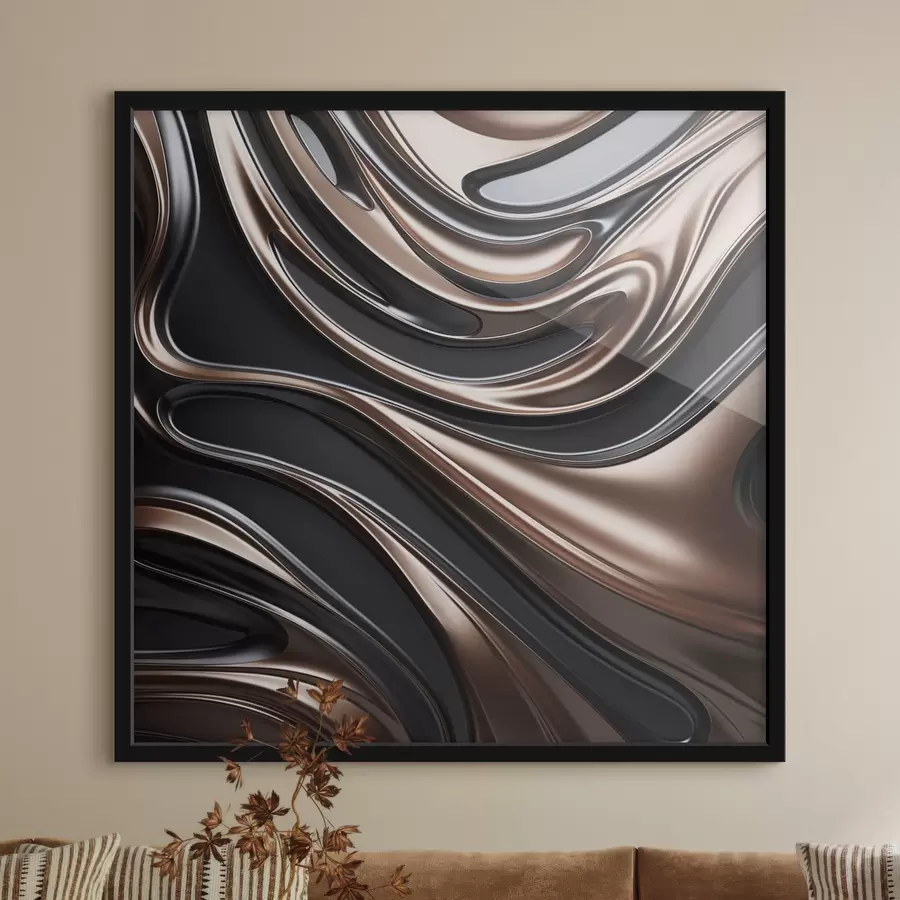 Fototapeta Sztuka abstrakcyjna z wirującymi wzorami f48400