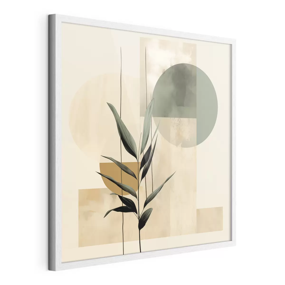 Plakat Geometria i uścisk f48409