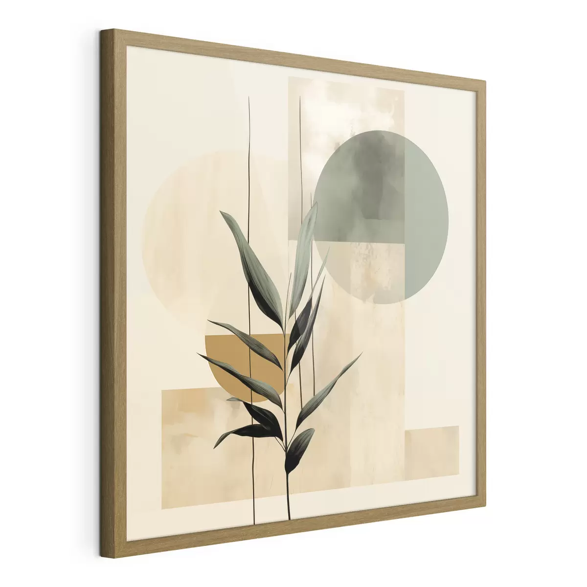 Plakat Geometria i uścisk f48409
