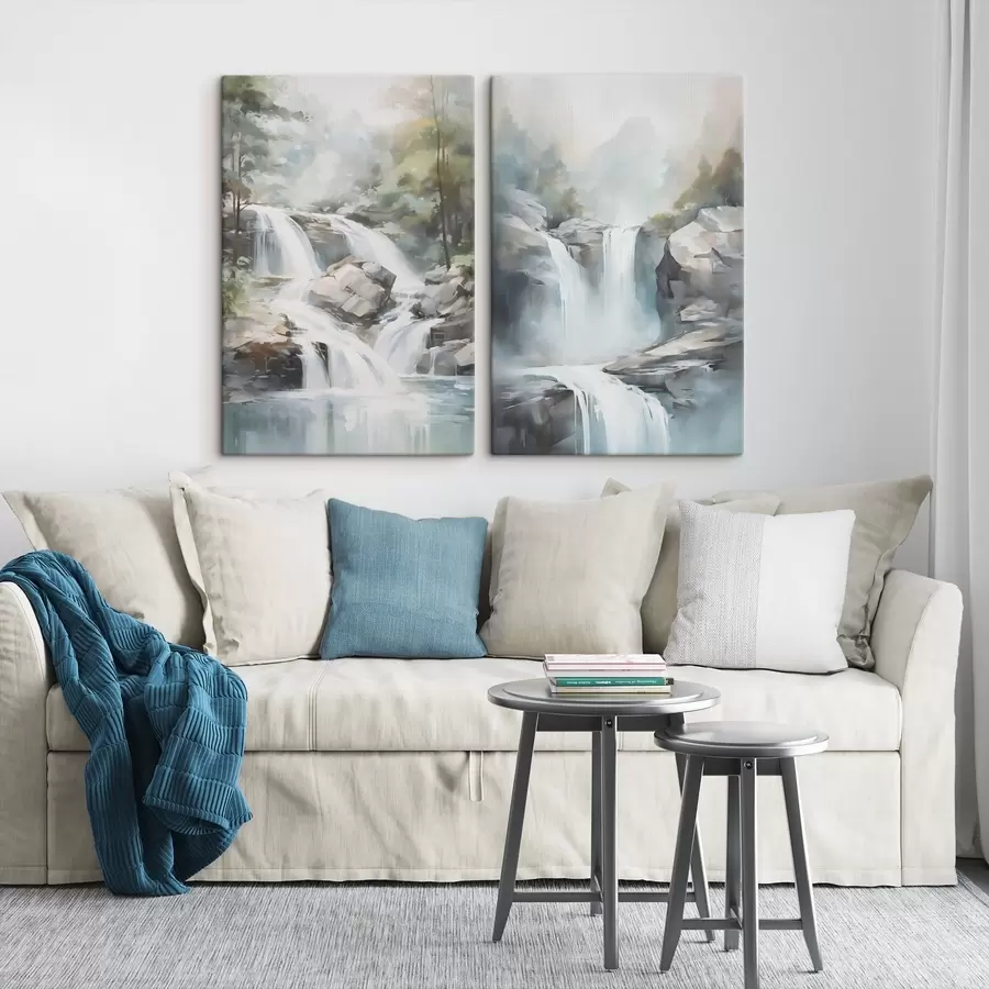 Obraz Obraz przedstawiający wodospad m30212