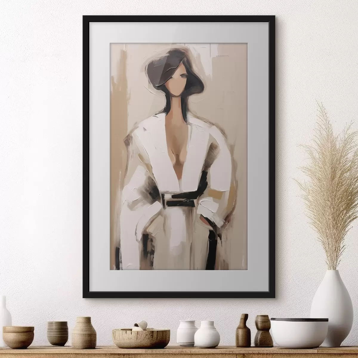 Plakat Sztuka minimalistycznych figur f48427