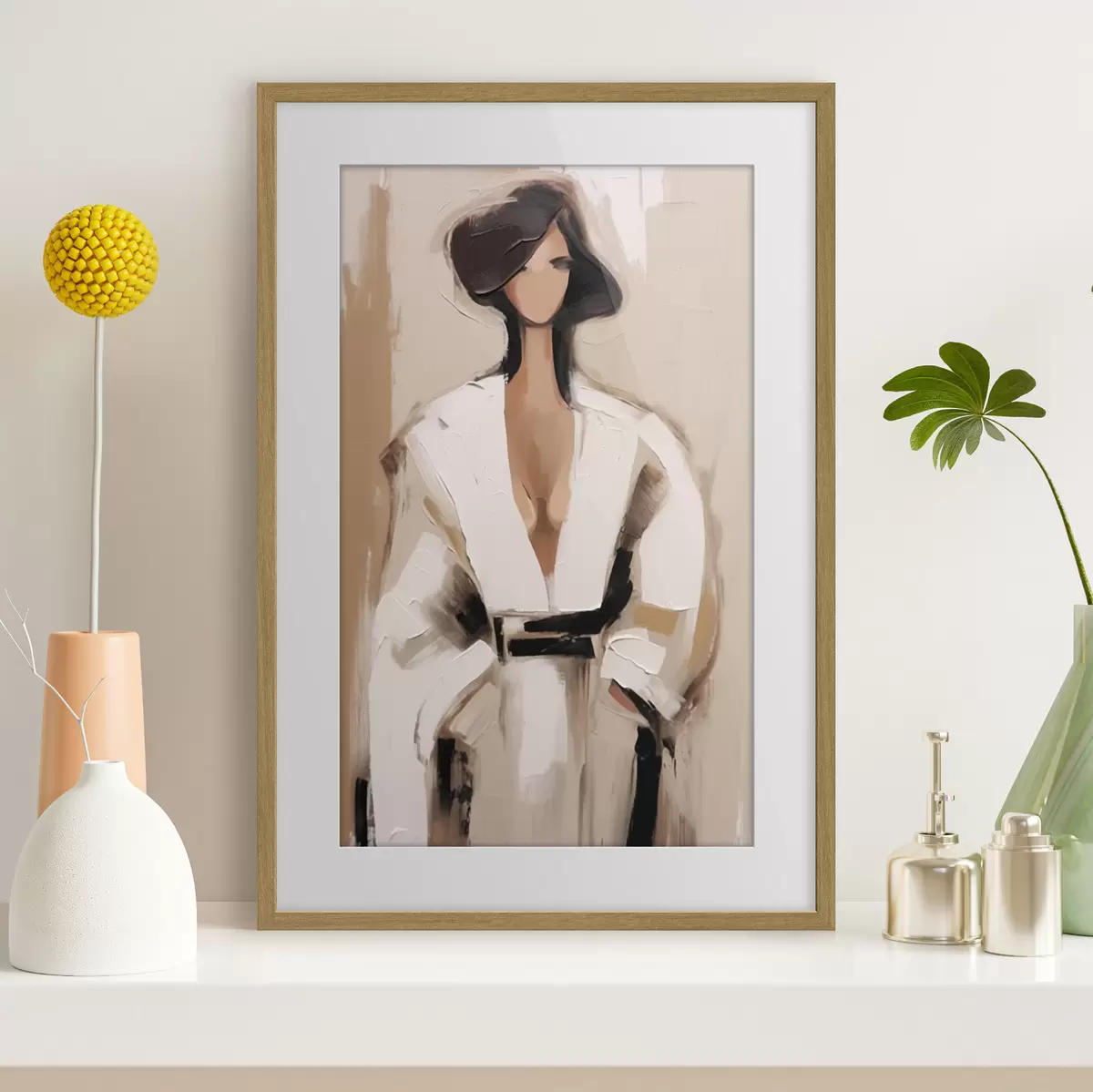 Plakat Sztuka minimalistycznych figur f48427