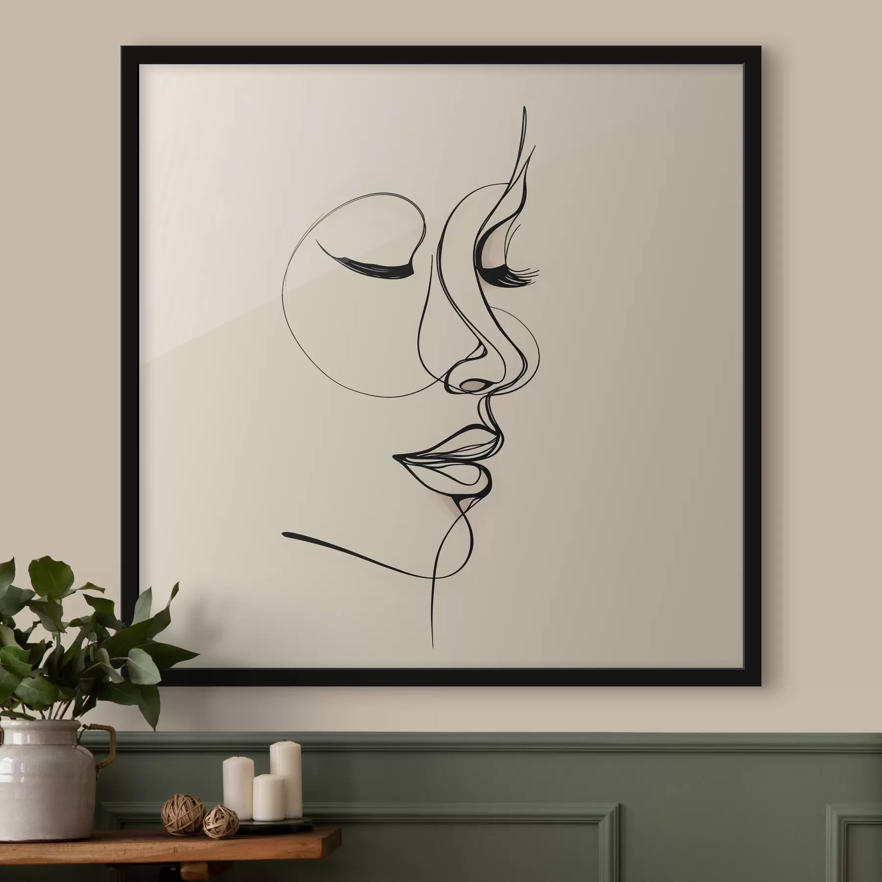 Fototapeta Szkic konturu linii f48429