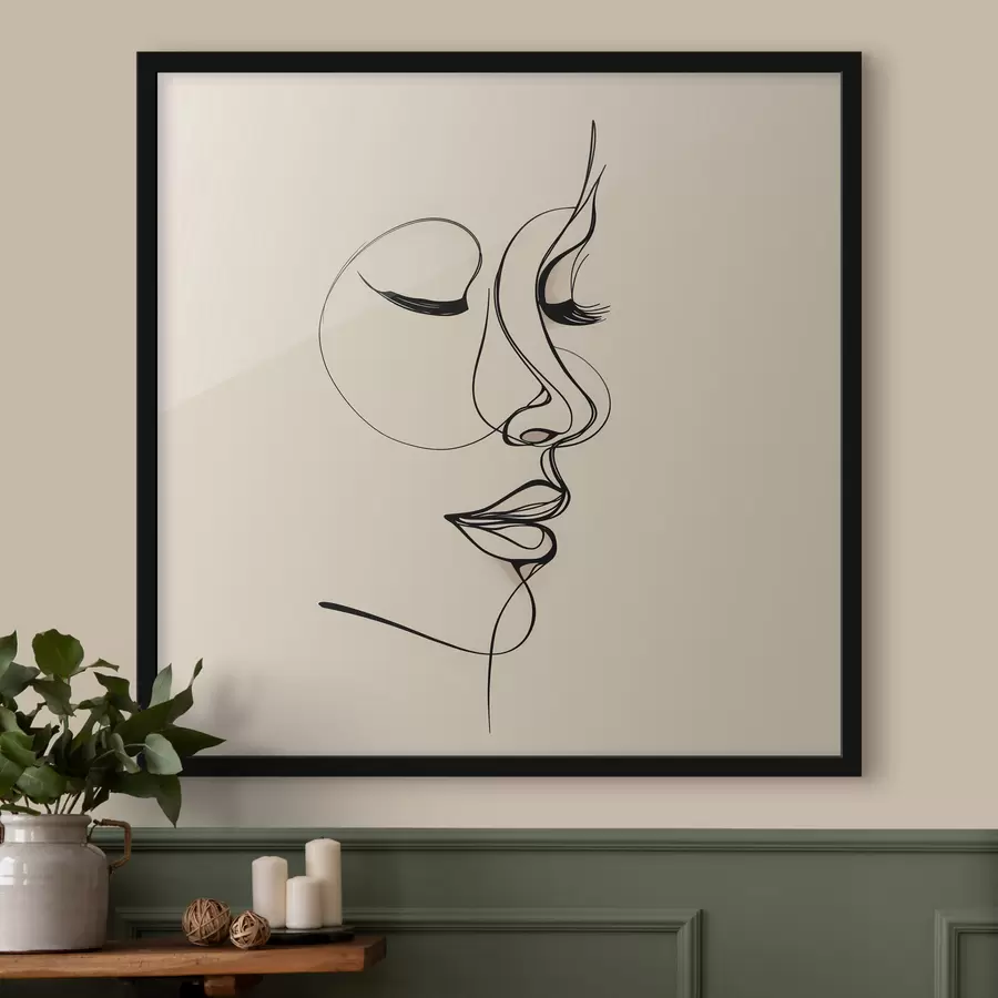 Fototapeta Szkic konturu linii f48429