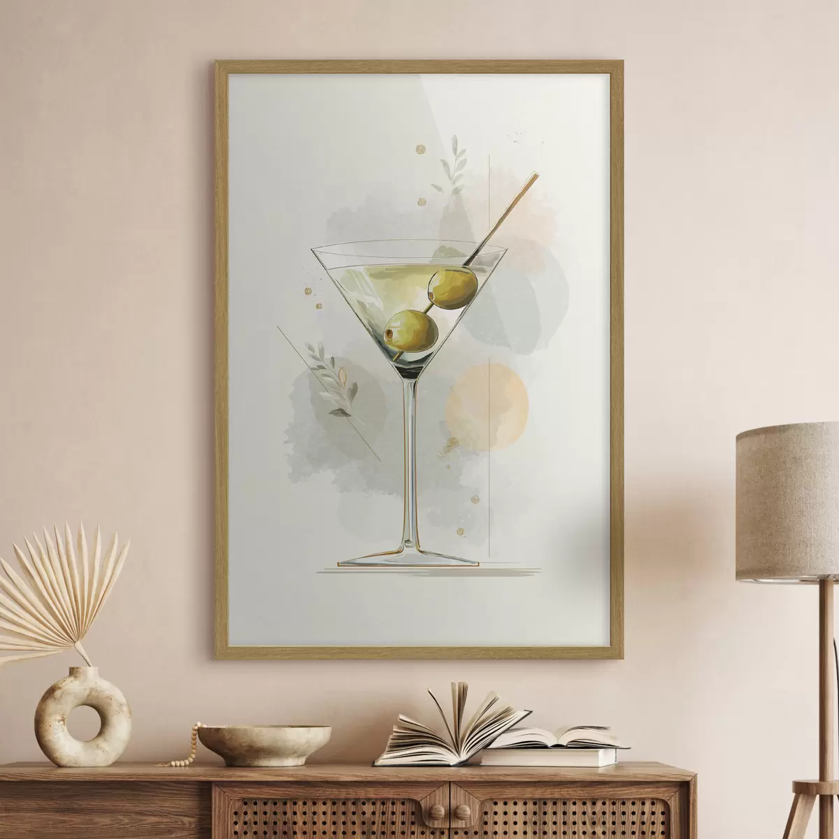 Plakat Kieliszek do martini f48436