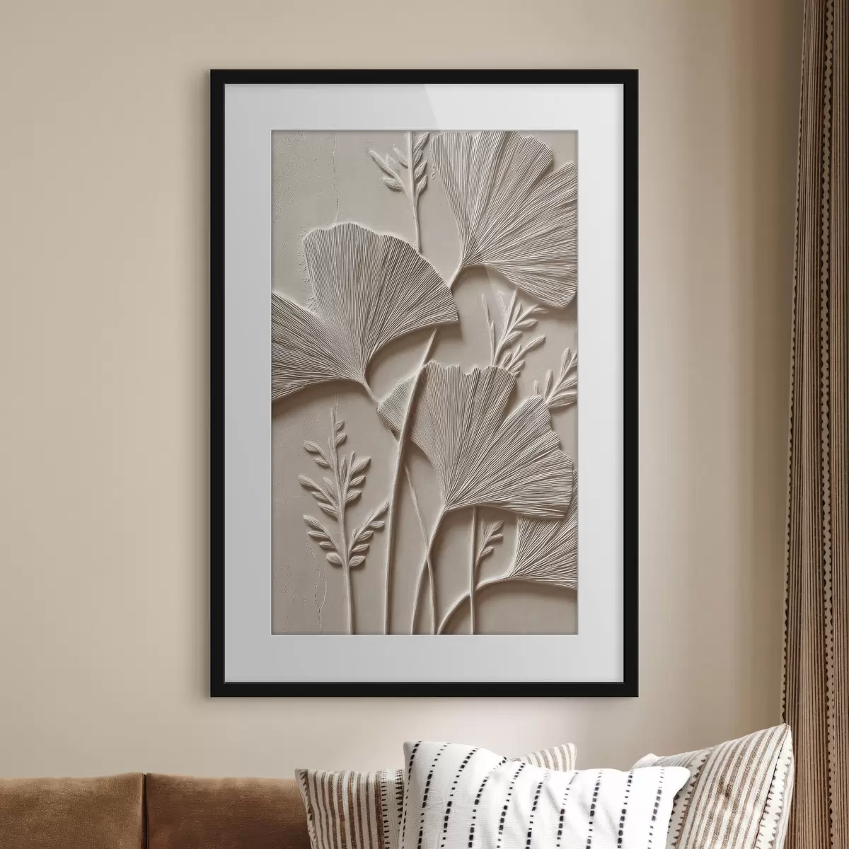 Plakat Botaniczna faktura ścienna f48449