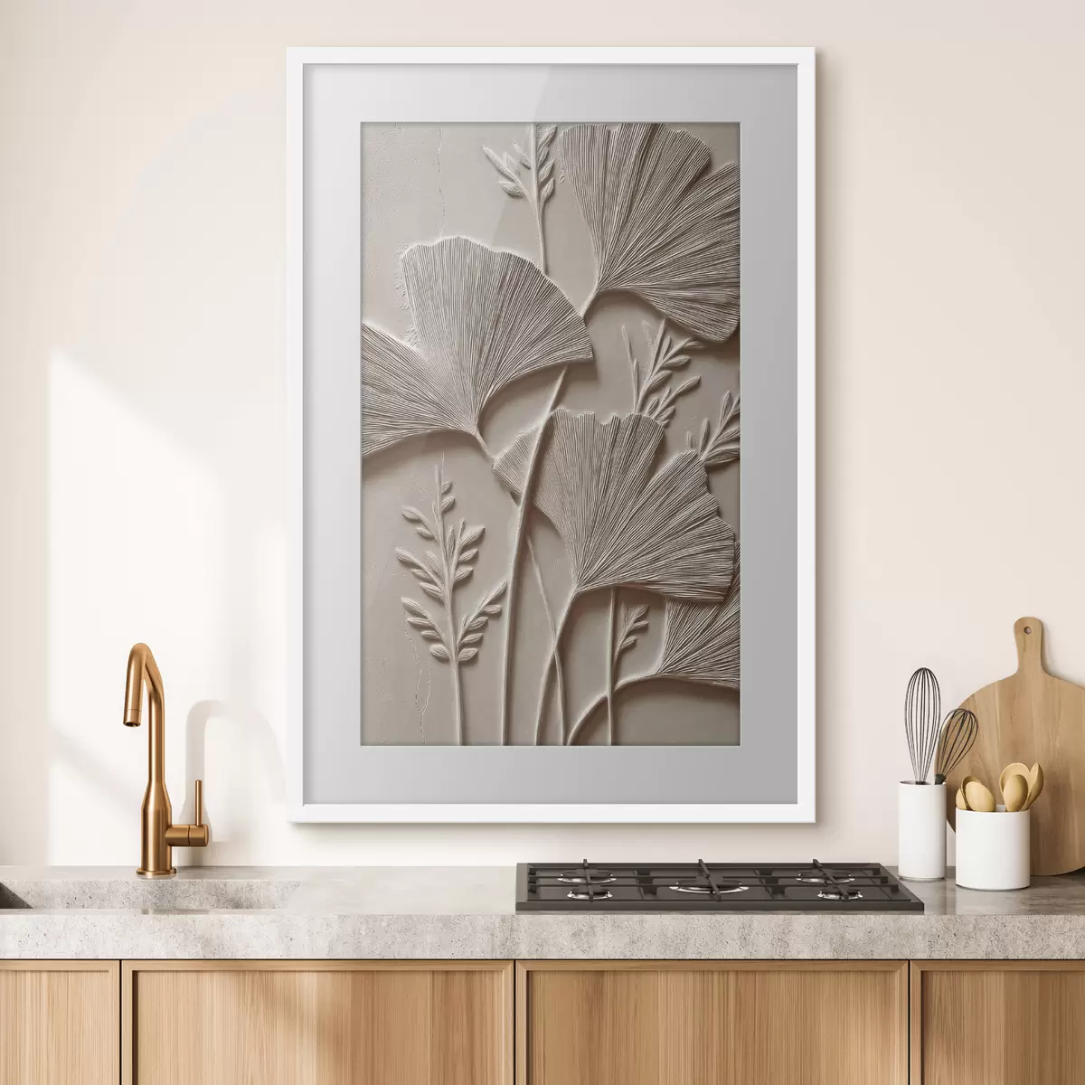 Plakat Botaniczna faktura ścienna f48449