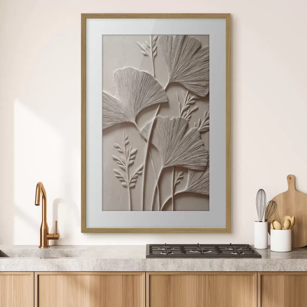 Plakat Botaniczna faktura ścienna f48449