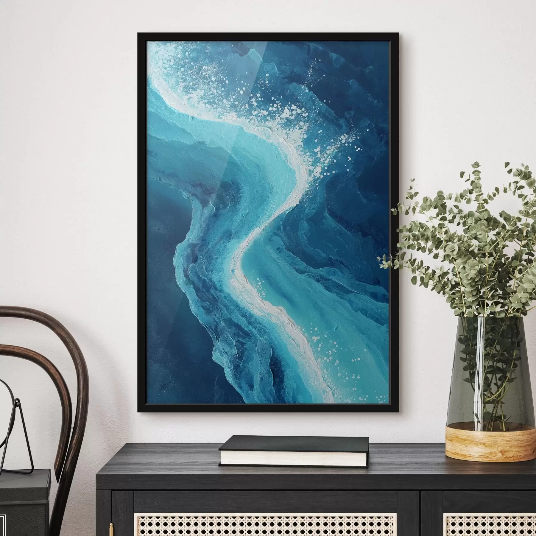 Fototapeta Wzór fal oceanicznych f48452