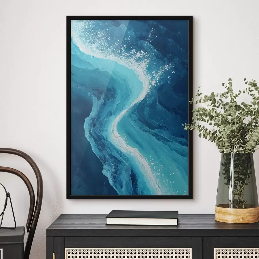Fototapeta Wzór fal oceanicznych f48452