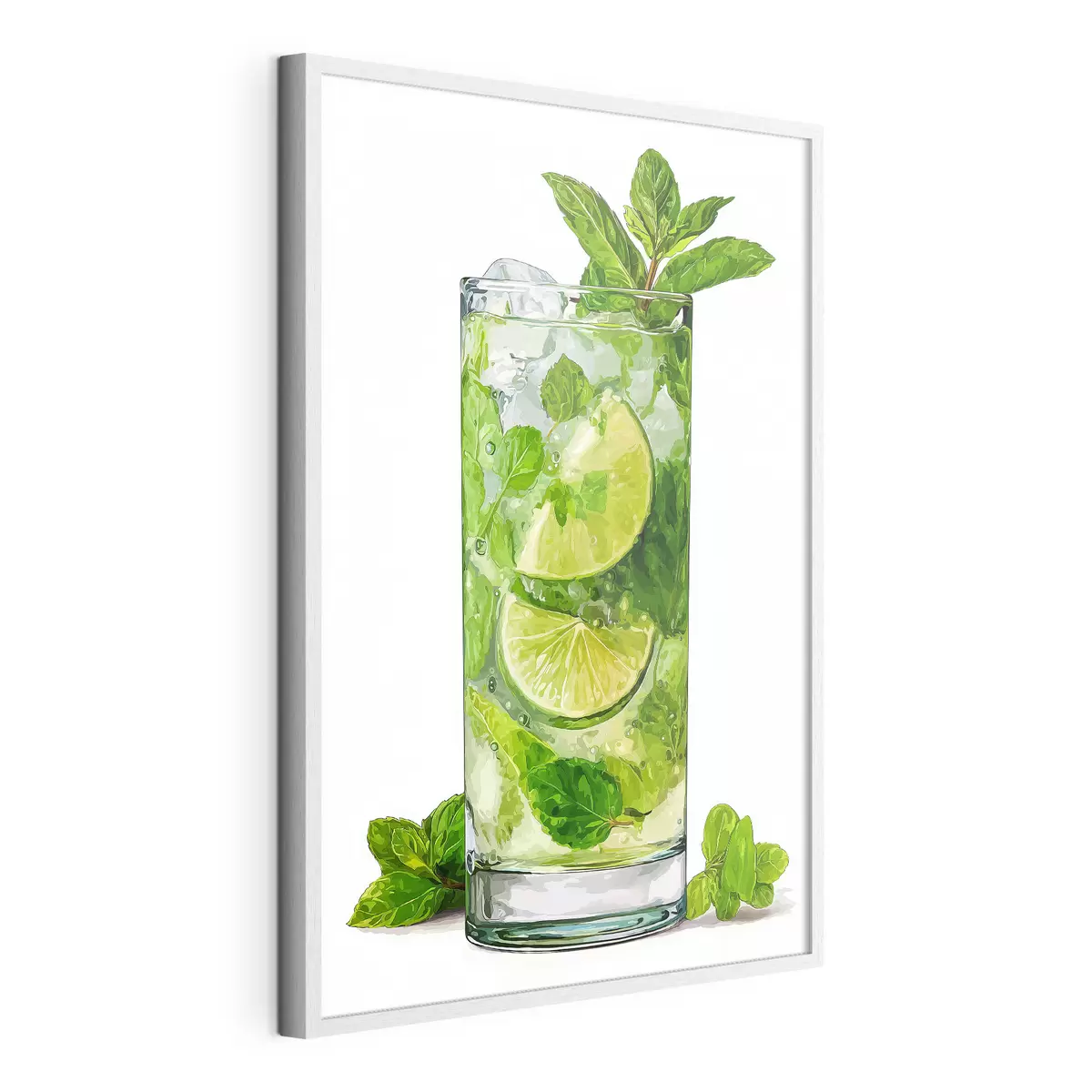 Plakat Napój miętowy z lodem f48462