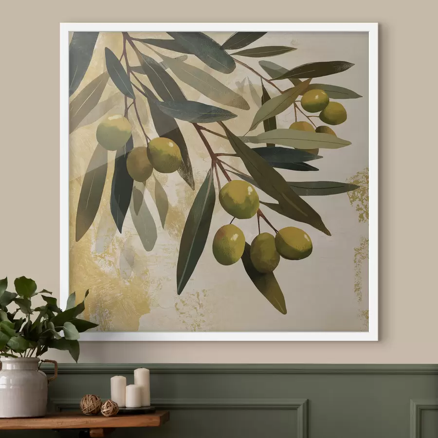 Fototapeta Liście drzewa oliwnego f48464