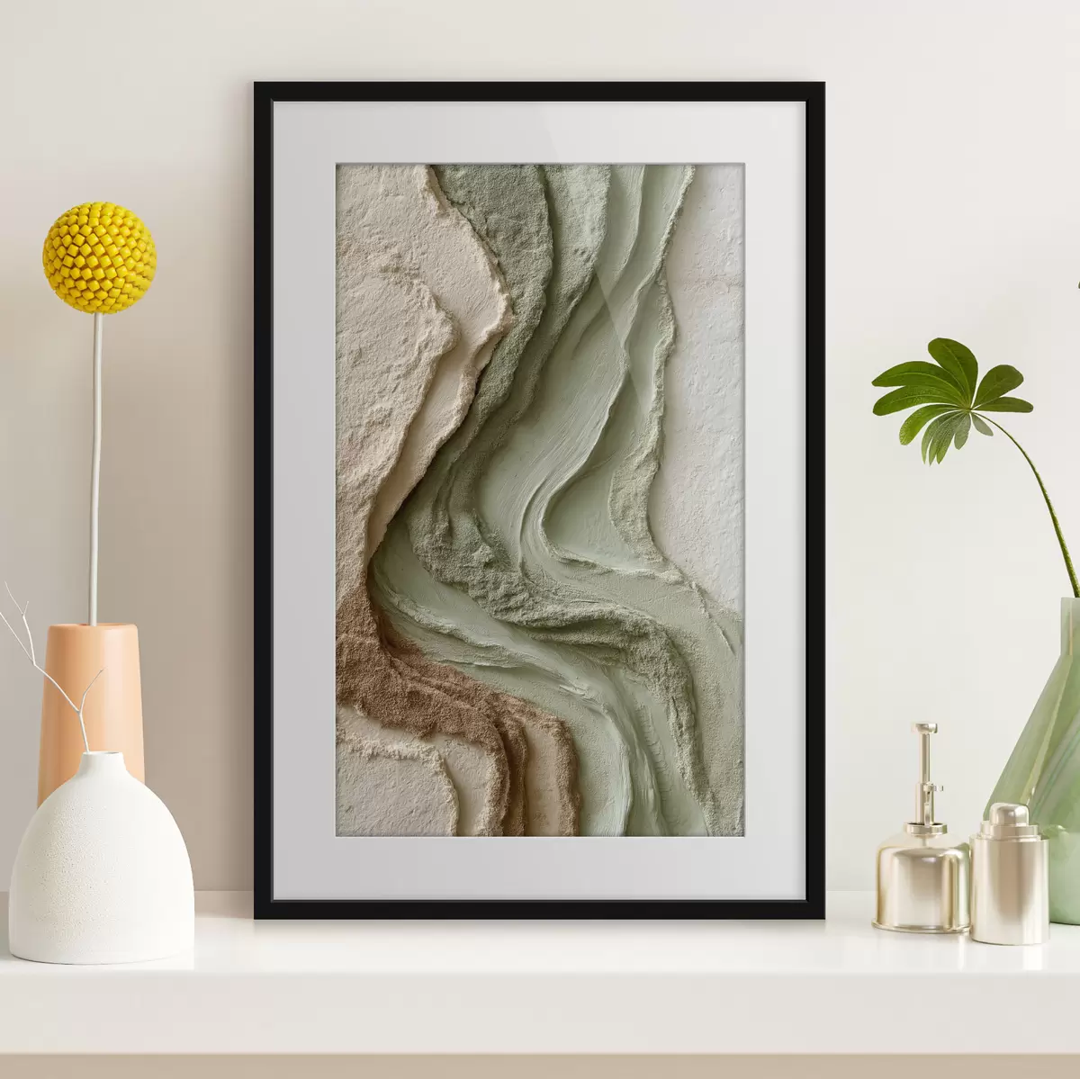 Plakat Abstrakcyjna faktura kamienia f48473