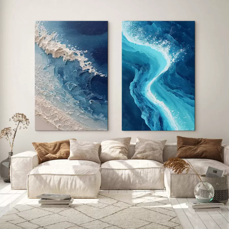 Obraz Zestaw „Kobieta i lampart” m30229