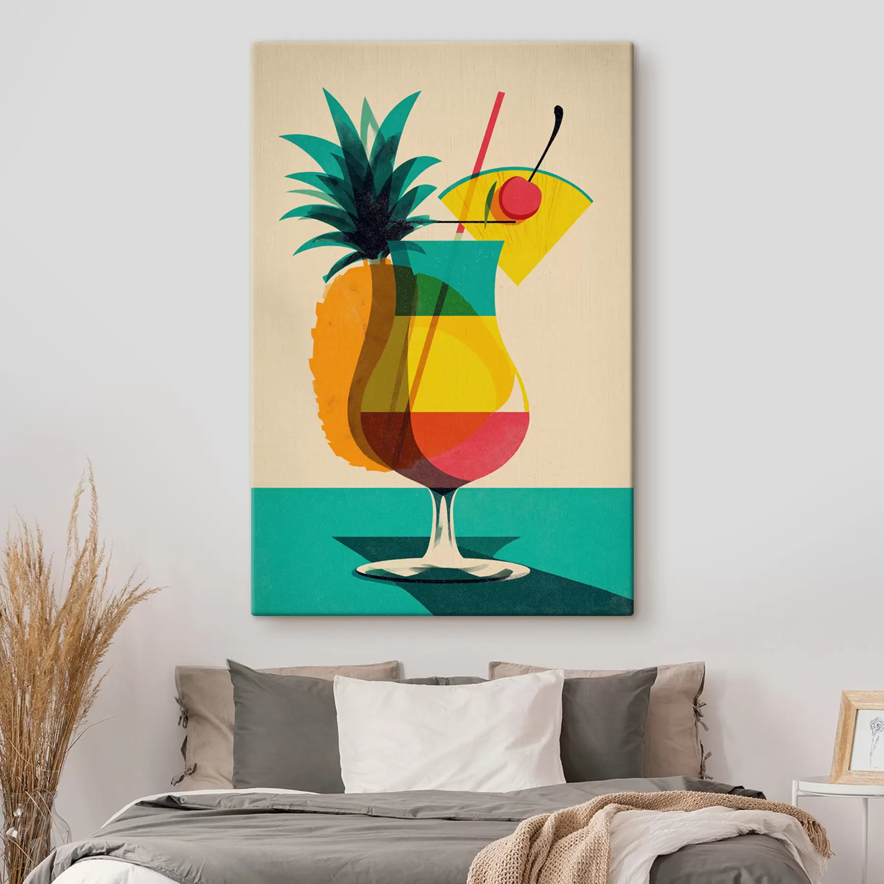 Obraz Szklanka do koktajli tropikalnych s48470