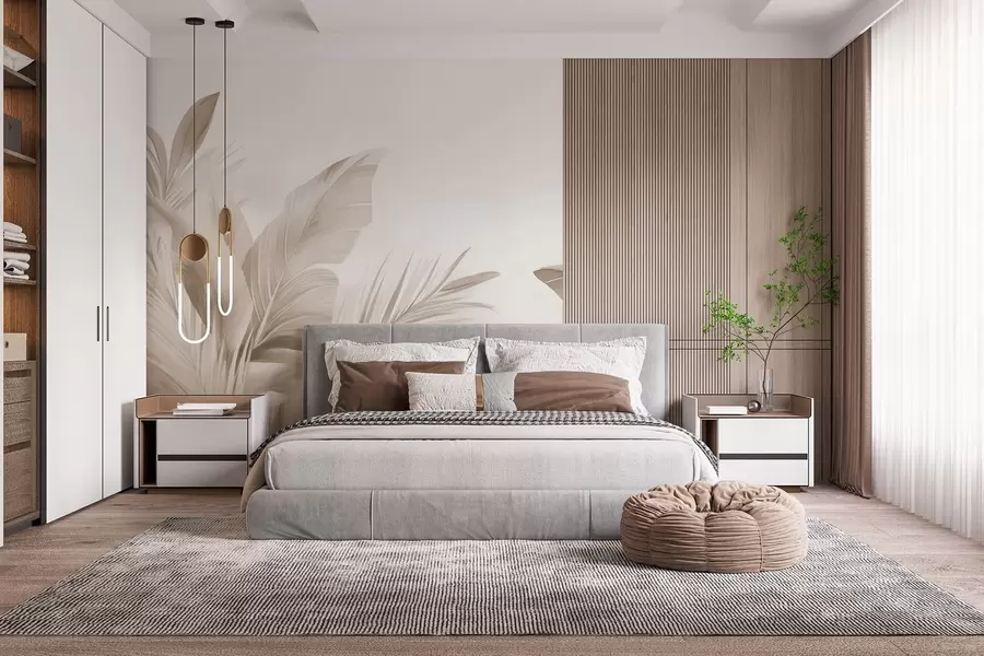 Fototapeta Liście bananowca, długie liście w05377