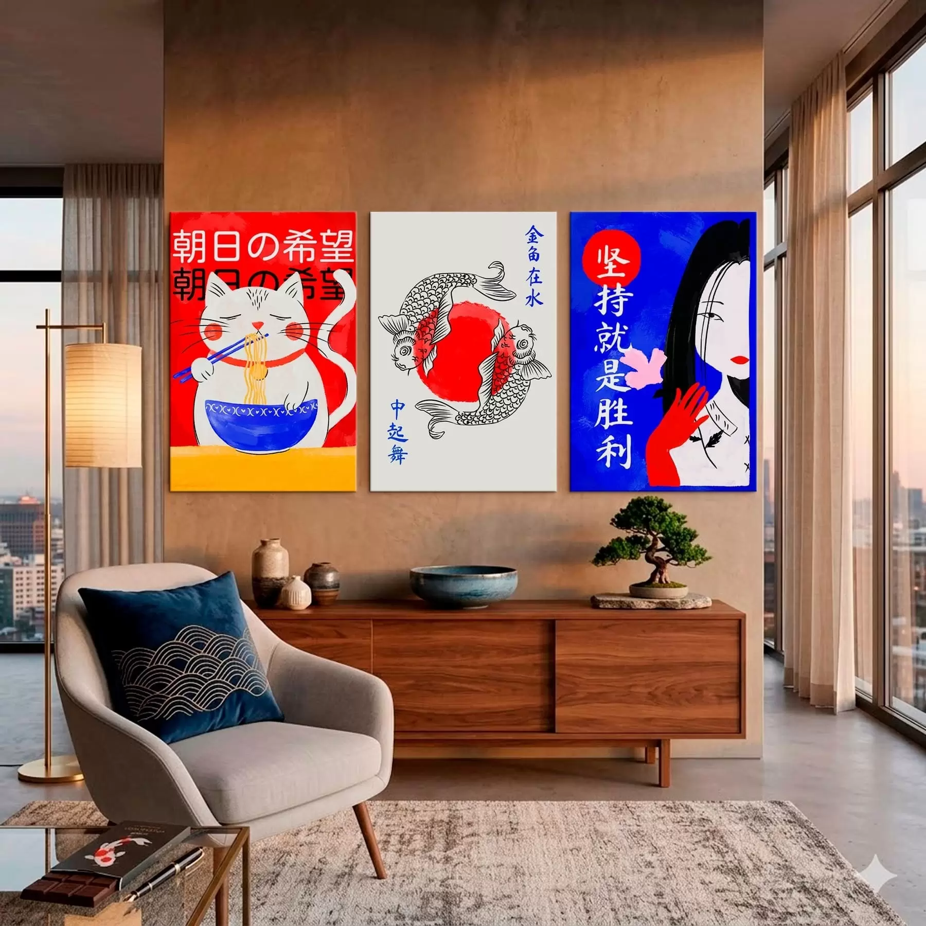 Obraz Tekst o życiu z czarno-białą ilustracją potrawy m30239