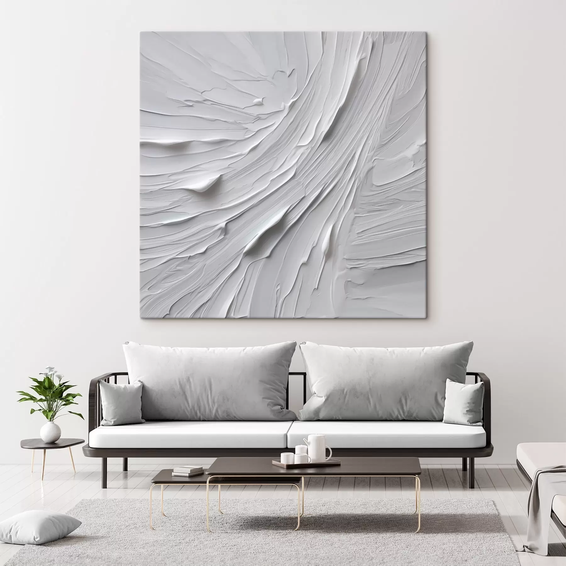 Obraz Abstrakcja imitująca malarstwo s48505