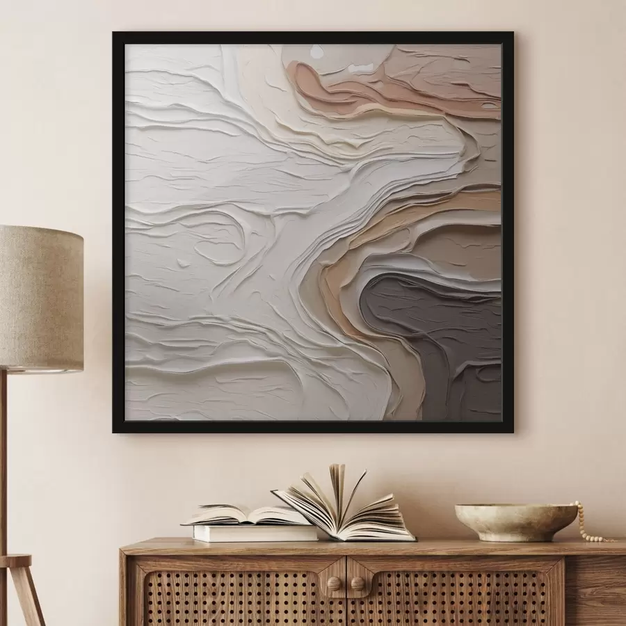 Fototapeta Abstrakcyjna kompozycja naśladująca malarstwo f48507