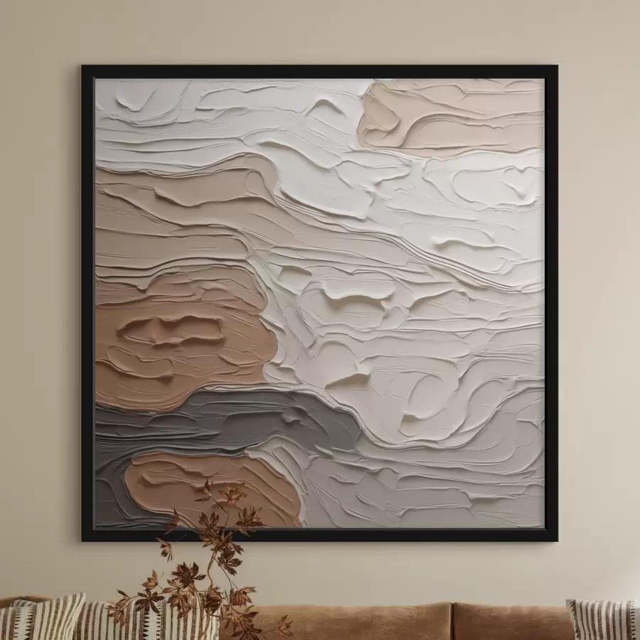 Fototapeta Abstrakcyjna kompozycja naśladująca malarstwo f48508