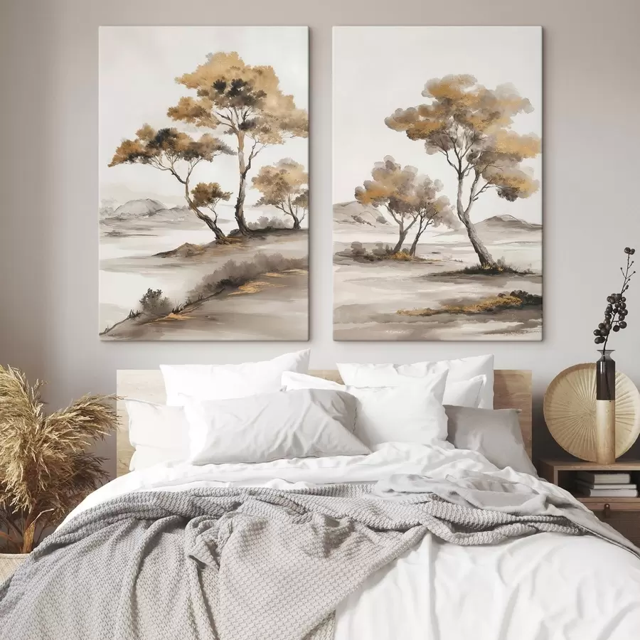 Obraz Krajobraz z drzewami m30154