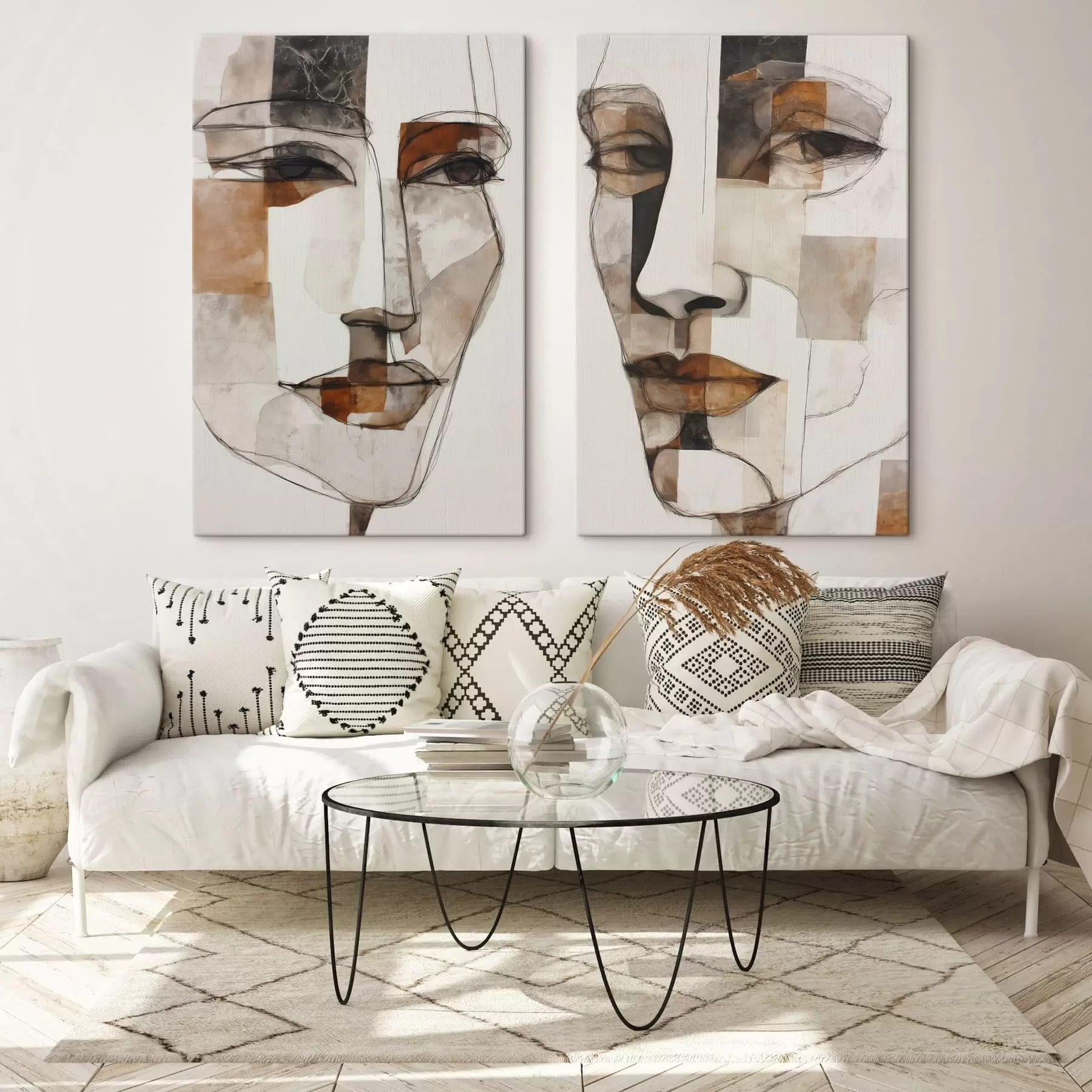 Obraz Abstrakcyjne twarze m30155