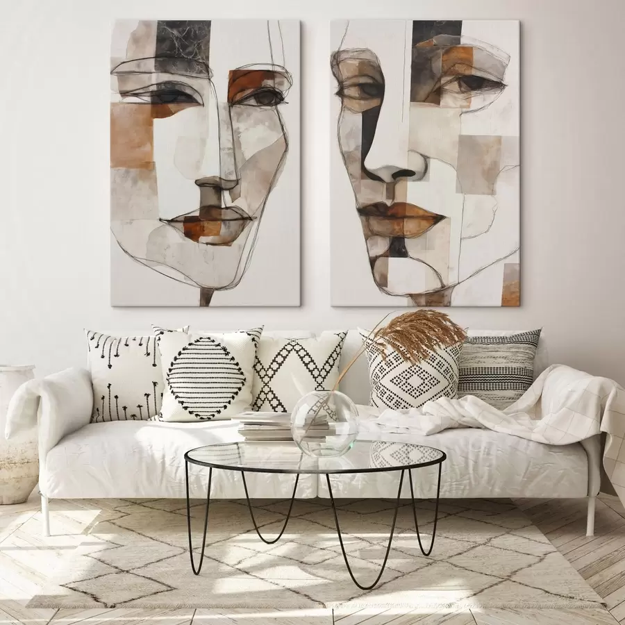 Obraz Abstrakcyjne twarze m30155