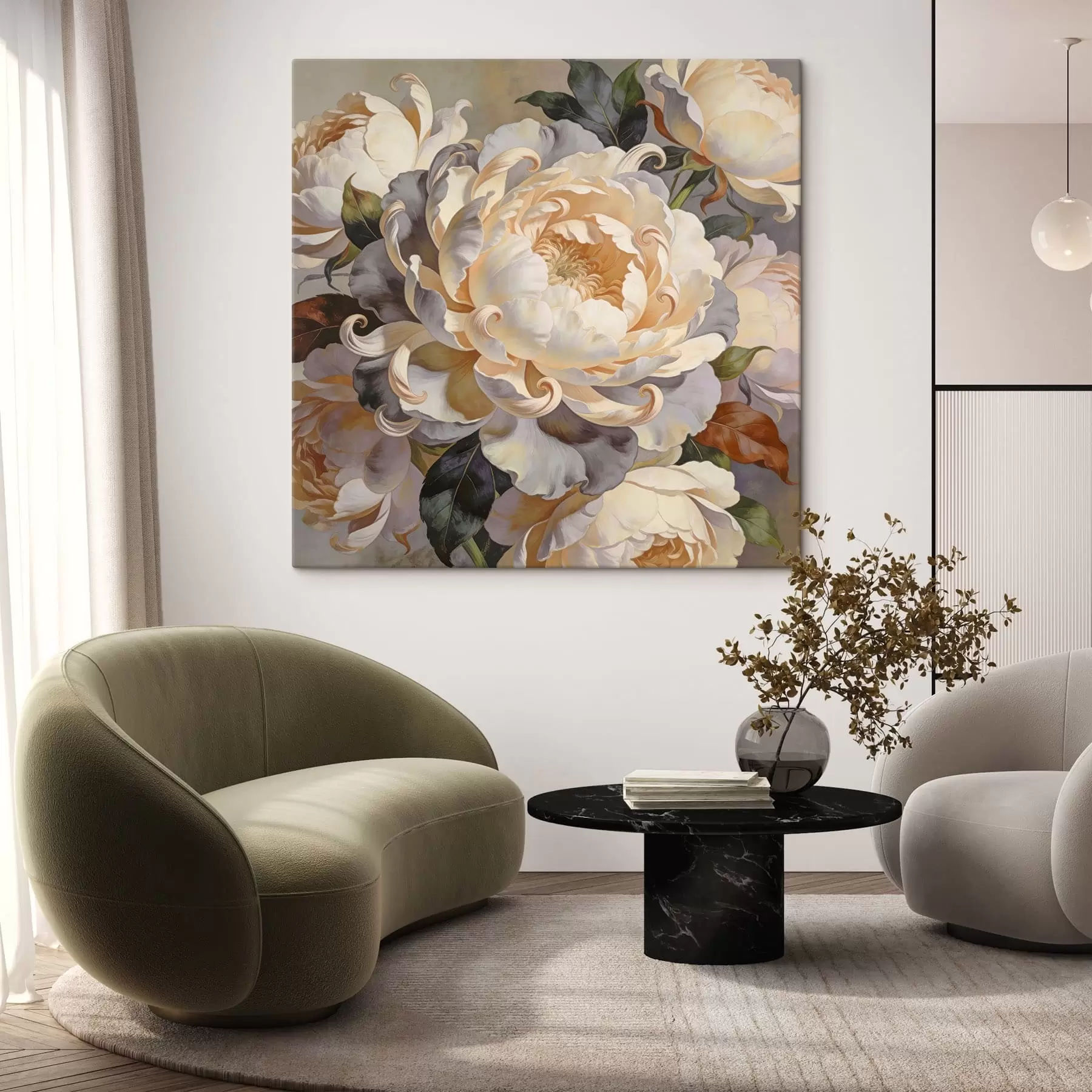 Obraz Duże kwiaty s48282