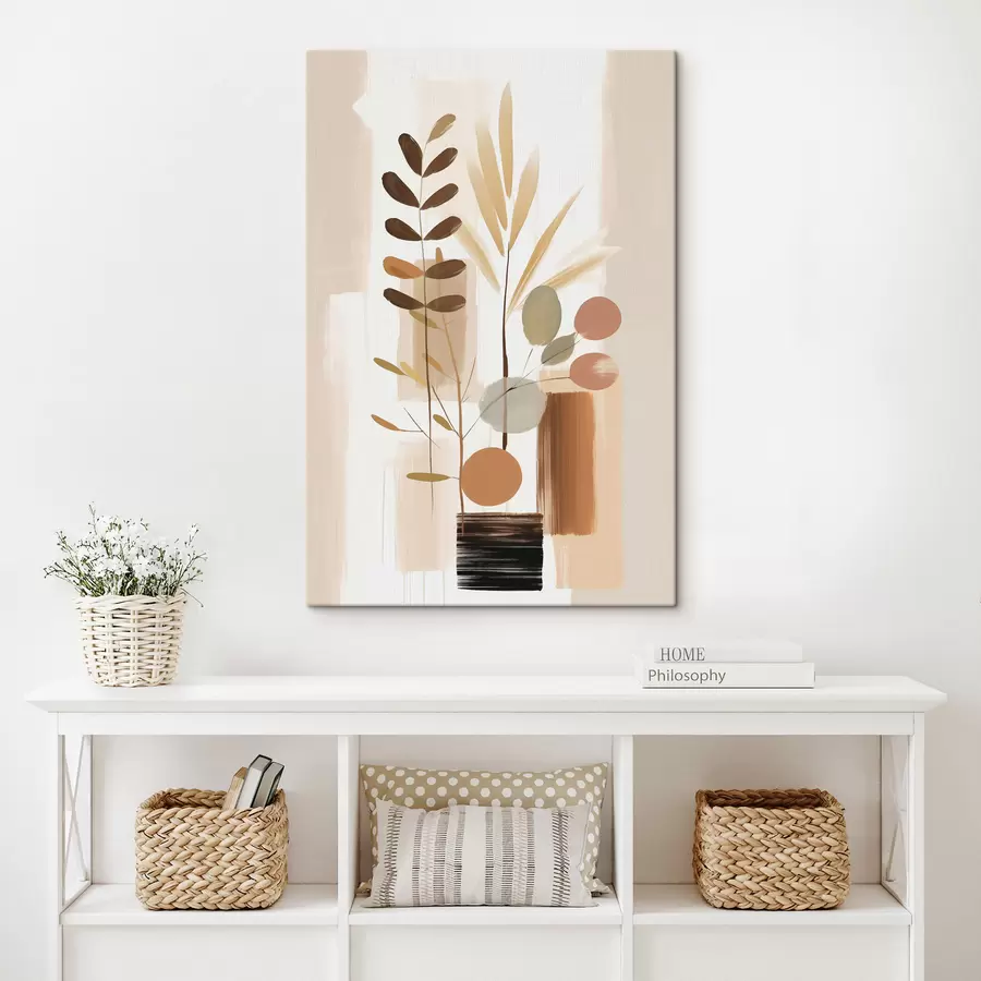 Obraz Abstrakcyjna kompozycja botaniczna s48517