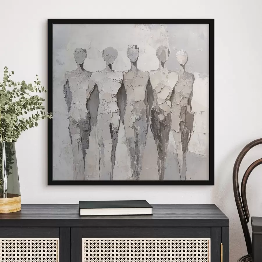 Fototapeta Nowoczesne abstrakcyjne sylwetki f48286