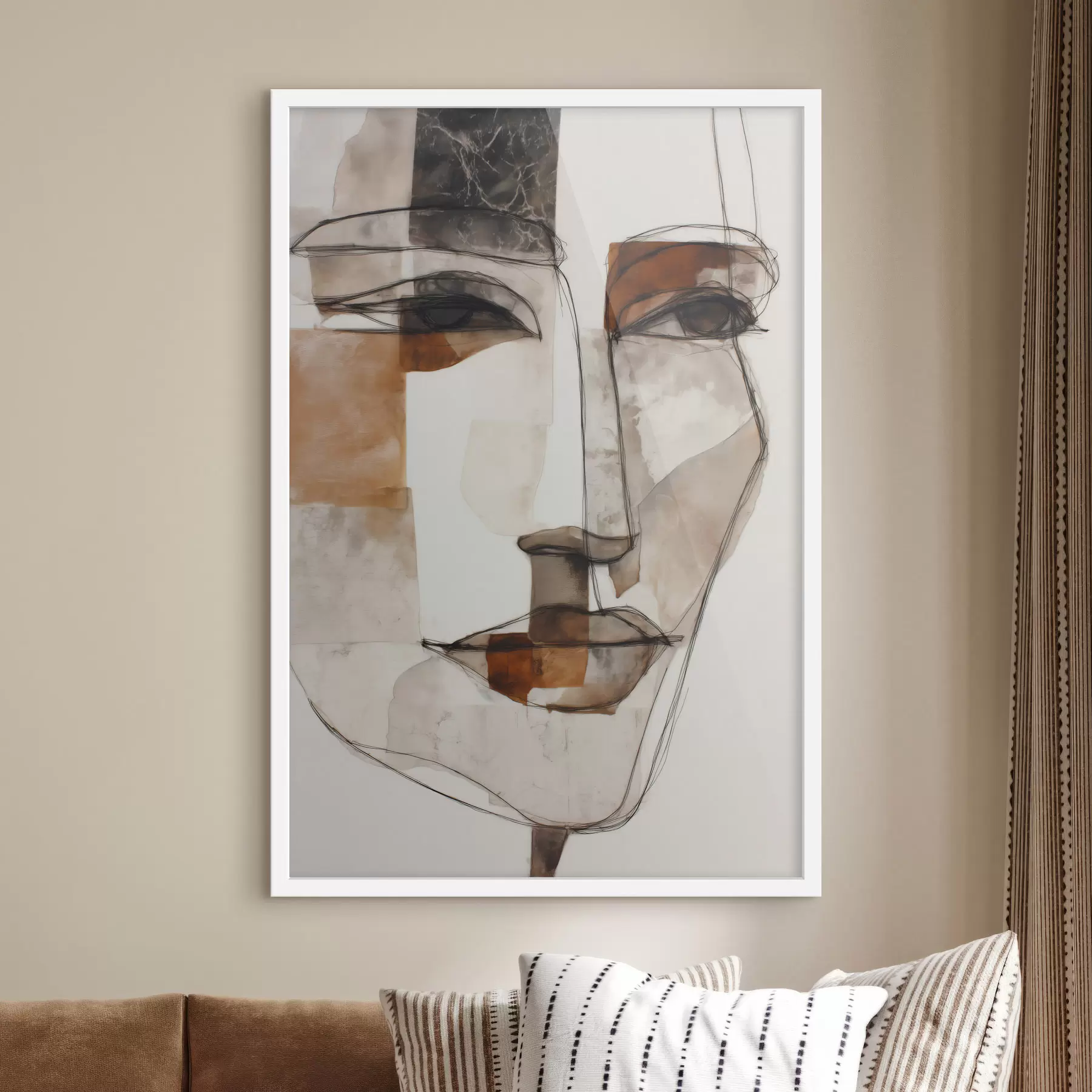 Fototapeta Abstrakcyjna twarz f48514