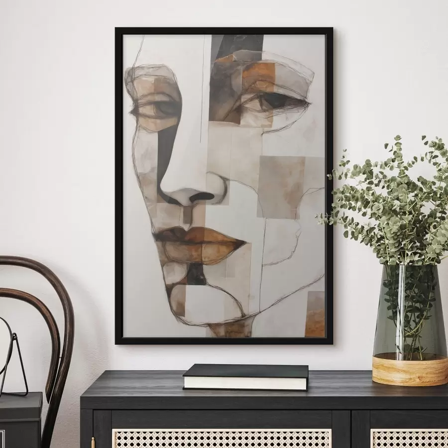 Fototapeta Abstrakcyjna twarz f48515