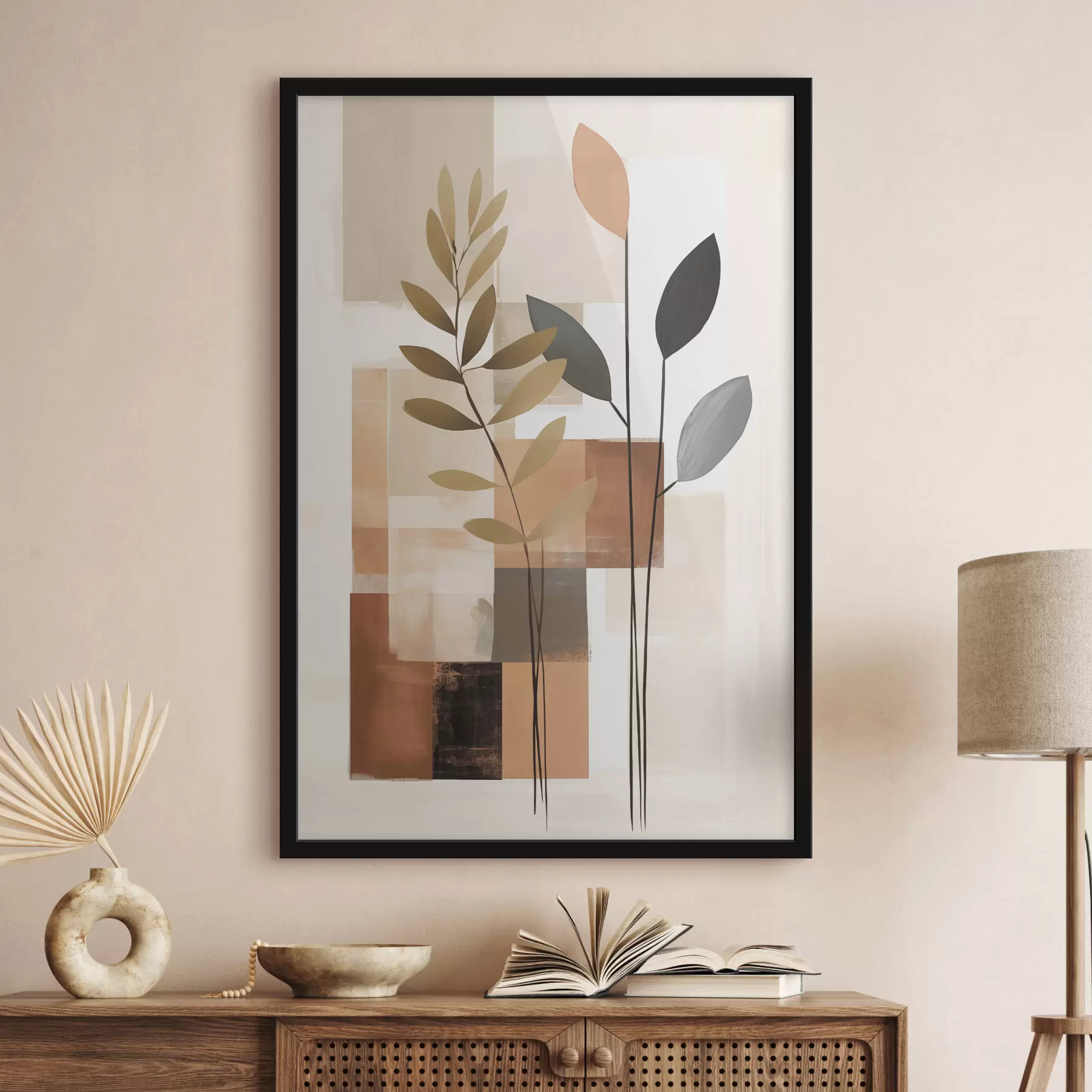 Fototapeta Abstrakcyjna kompozycja botaniczna f48516