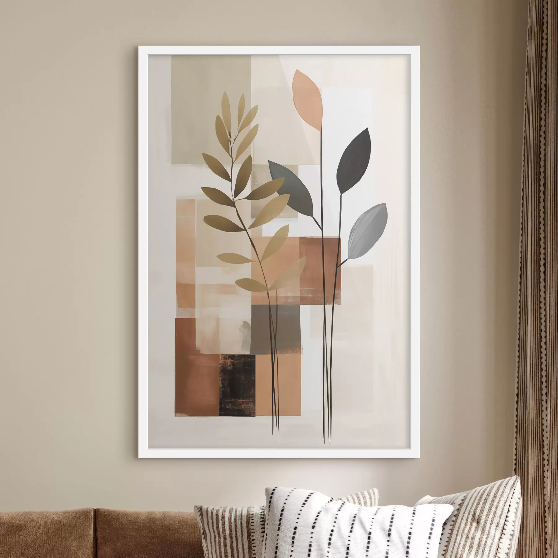 Fototapeta Abstrakcyjna kompozycja botaniczna f48516
